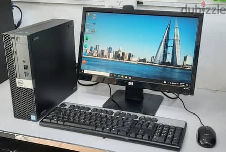 Dell Core i5 9th Gen PC 19" Monitor RAM 8GB SSD 256GB WIN 11,MS Office