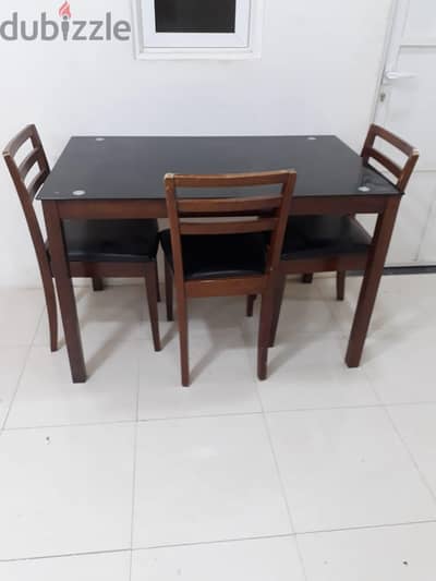2 types of dining table with chairs