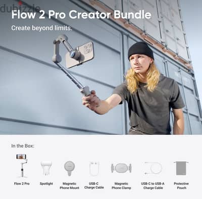 insta360 Flow 2 Pro - Creator Kit - Phone Gimbal