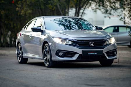 Honda Civic 2018 Silver | Low Mileage | Sporty Sedan | Bahrain Spec |