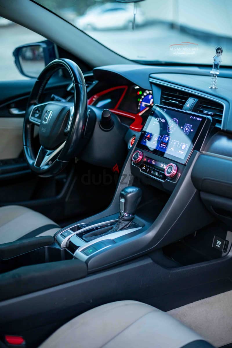 Honda Civic 2018 Silver | Low Mileage | Sporty Sedan | Bahrain Spec | 16