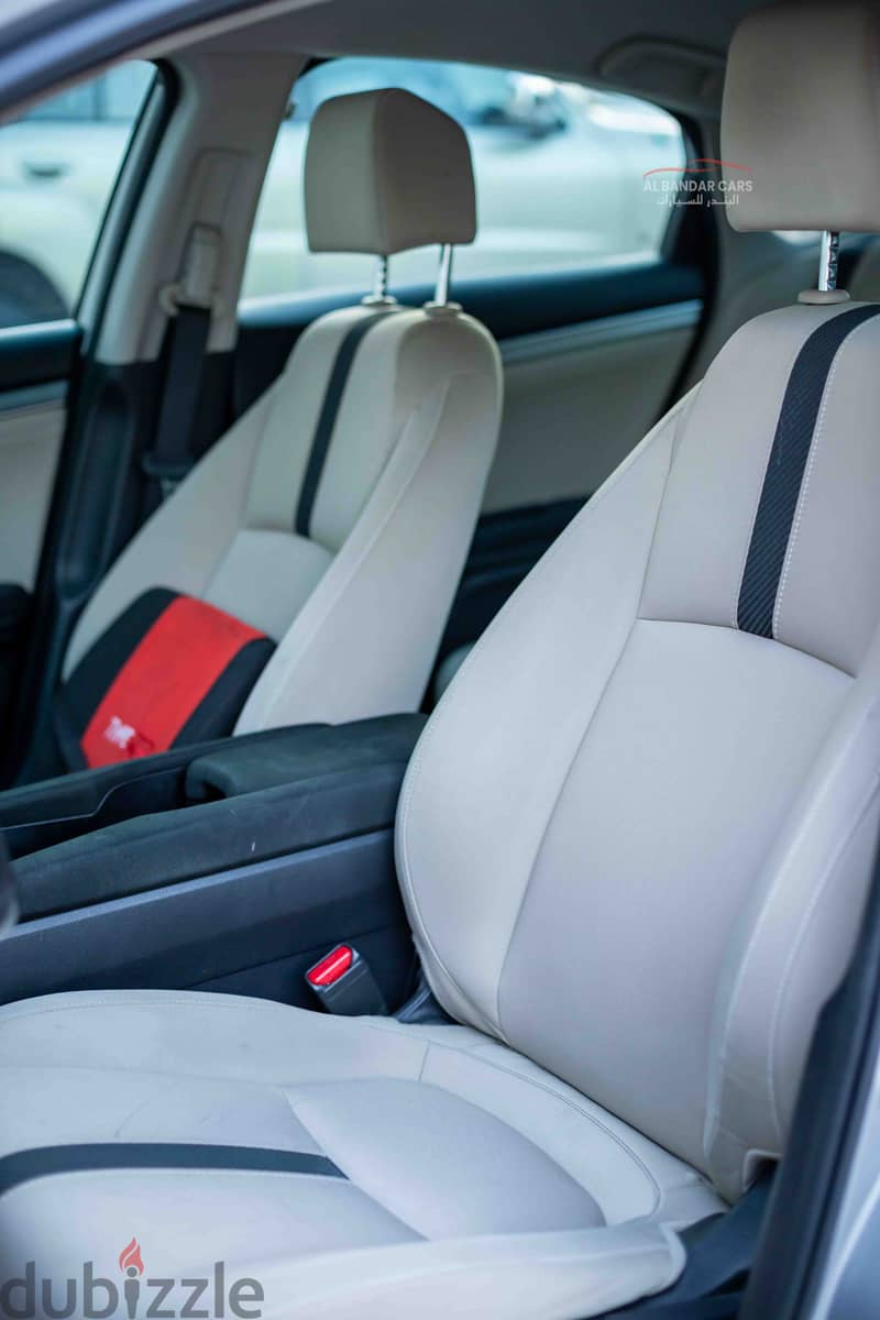Honda Civic 2018 Silver | Low Mileage | Sporty Sedan | Bahrain Spec | 18