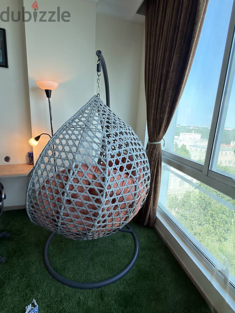 ARABIAN HANGING SWING - ORANGE CUSHION 2