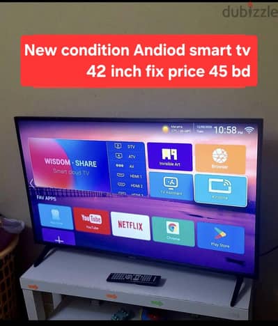 Same new 42 inch android smart tv fix price 45 msg 3670 8372 wts ap