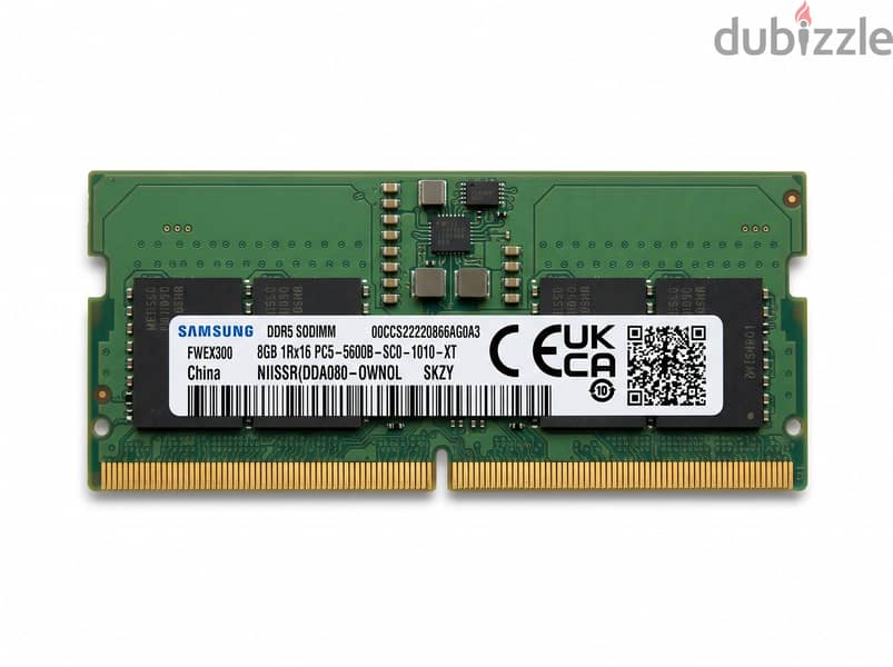 Samsung 16GB (8GBx2) DDR5 5600MHz Laptop RAM | رامات لابتوب 3