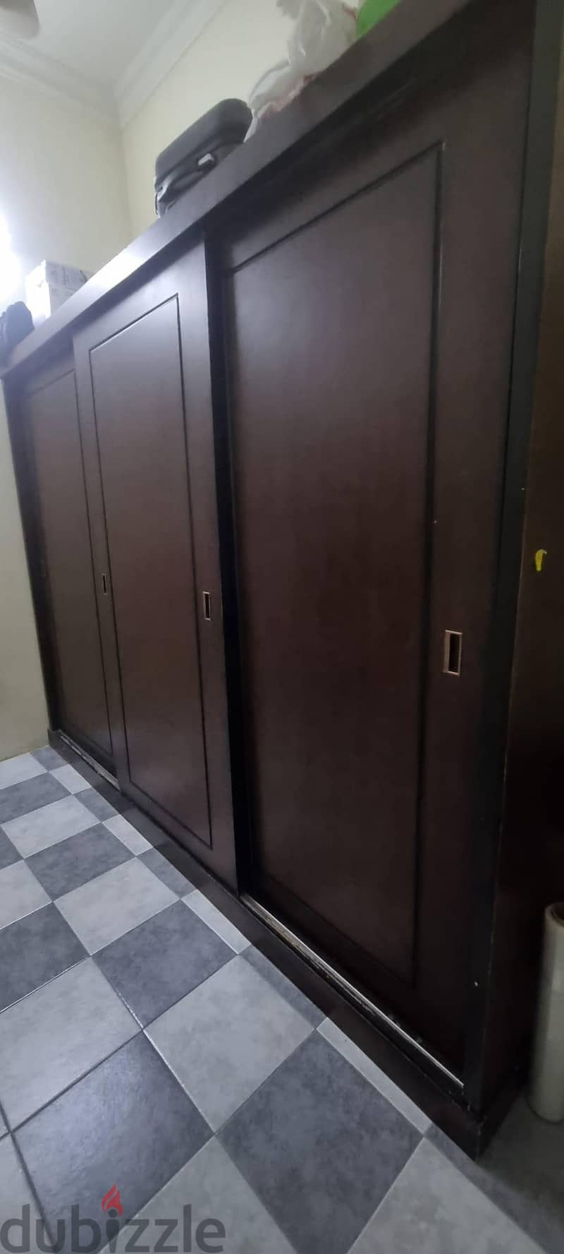 Bed, Cubord, dressing Table with side table for sale 1