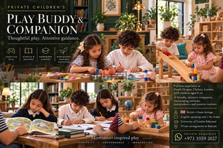 British English-Speaking Play Buddy & Private Children's Companion