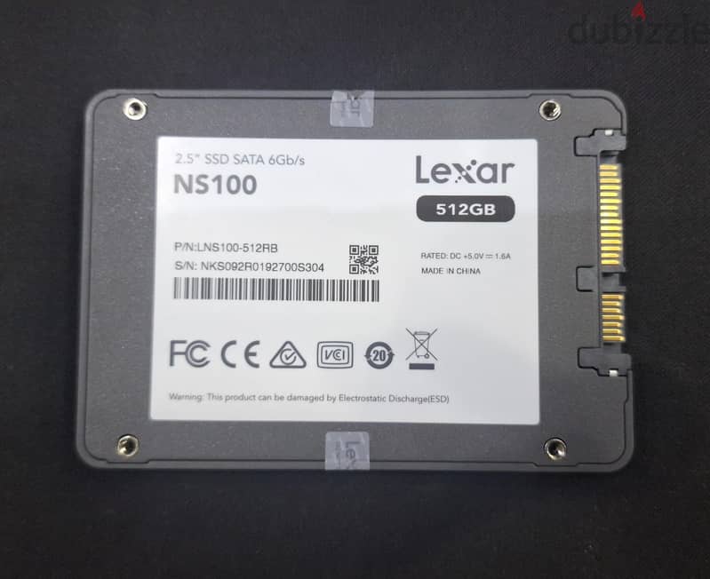 Lexar 512GB SSD - Plug & Play 100% Health Very Good Working Windows 10 3