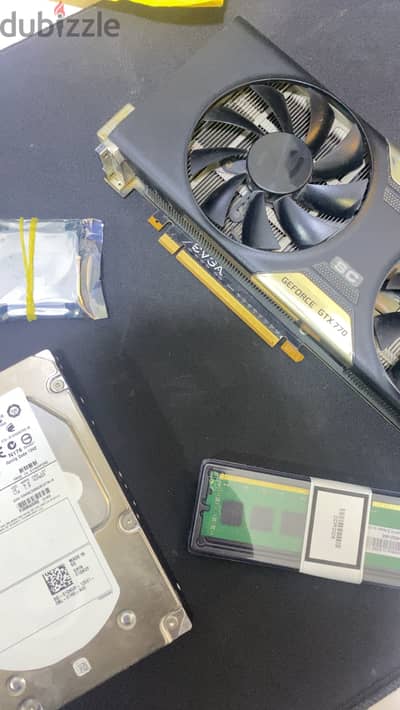 Gpu , cpu , ram , hard drive and gaming pc case for sale negotiable