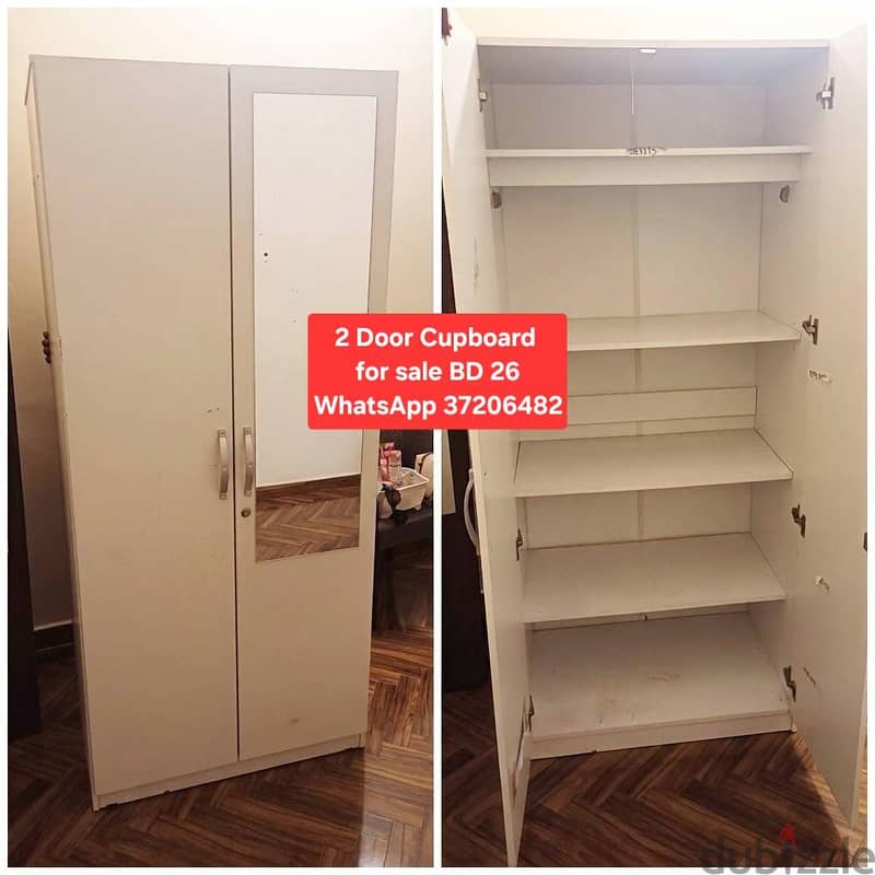 2 Door wardrobe and other items for sale with Delivery 2
