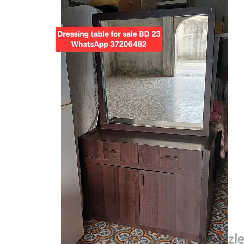 2 Door wardrobe and other items for sale with Delivery 11