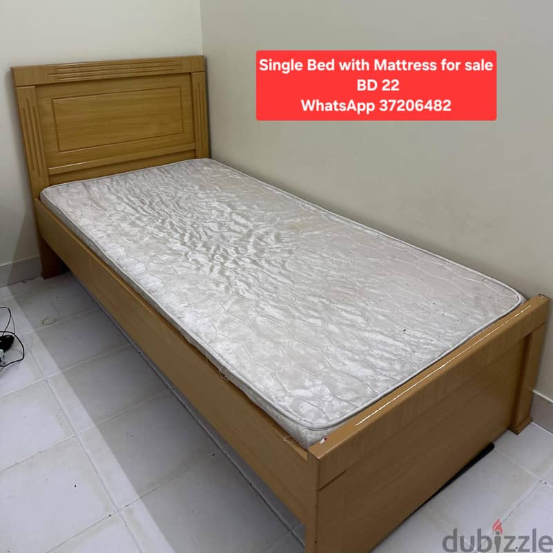 2 Door wardrobe and other items for sale with Delivery 15