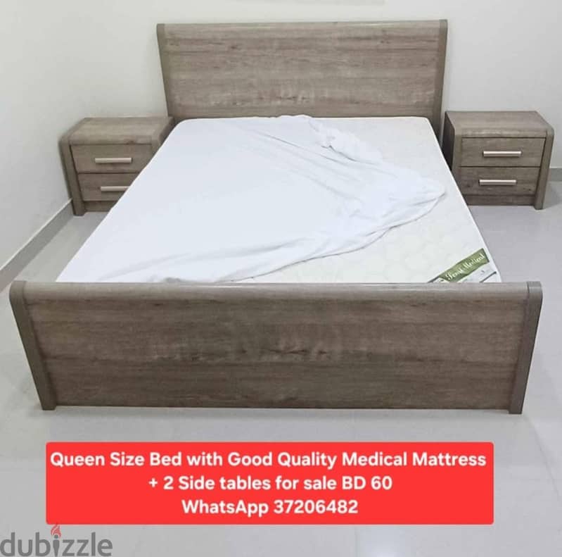Variety of bed with mattress for sale with Delivery fixing 15