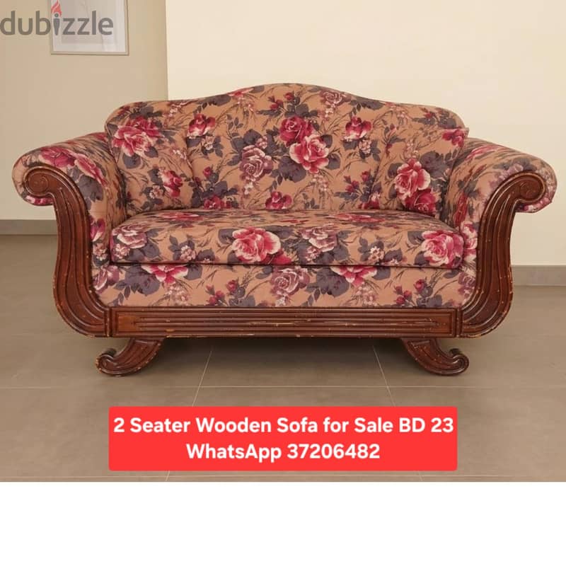 120x200 bed 3 door cupboard and other items for sale with Delivery 1