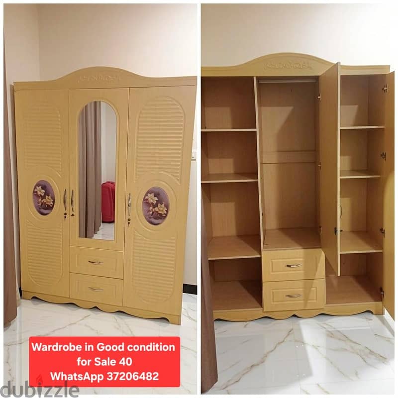 120x200 bed 3 door cupboard and other items for sale with Delivery 5