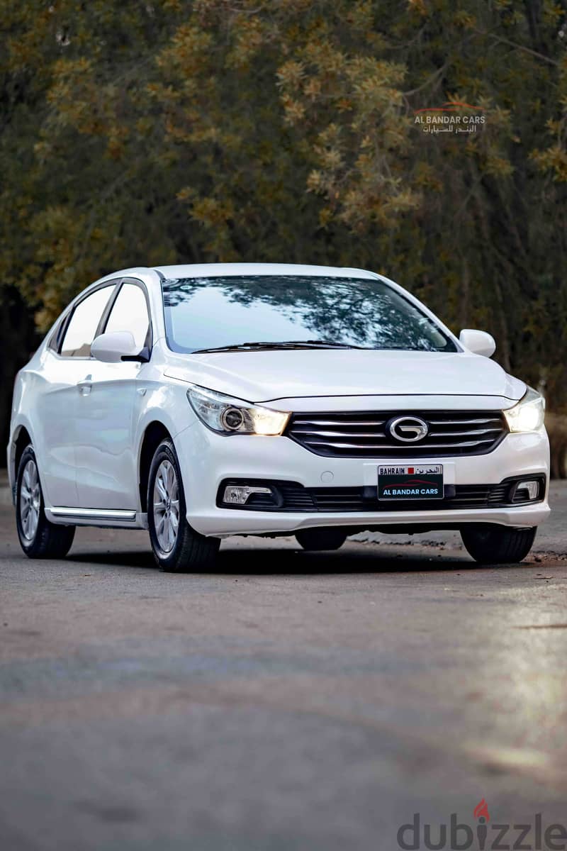 GAC GA3 2019 White  Zero Accident  Affordable Sedan  Bahrain Spec 2