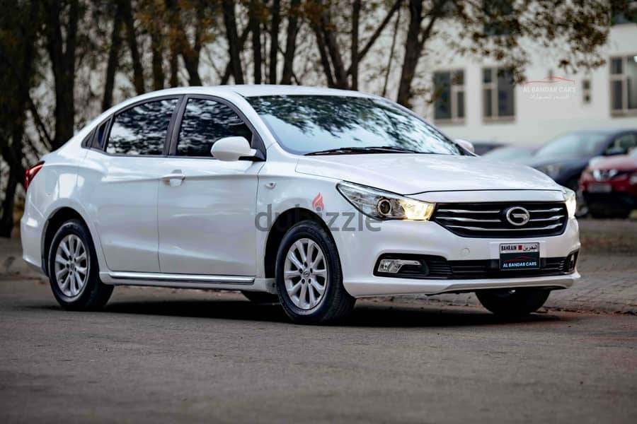 GAC GA3 2019 White  Zero Accident  Affordable Sedan  Bahrain Spec 3