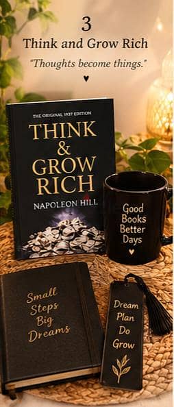 books with bookmark dairy n mug 3