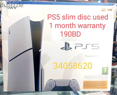 PS5 slim  Disc Used