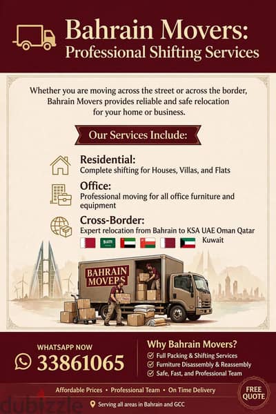 Professional Home Shifting Company Bahrain