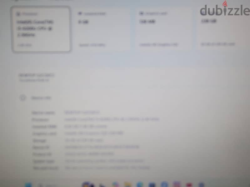 ACER Laptop Corei5 6th Gen 14 inches 8GB Ram 256GB SSD 3 Months 4