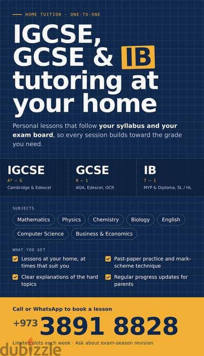 Home Tuition Services International Curricula