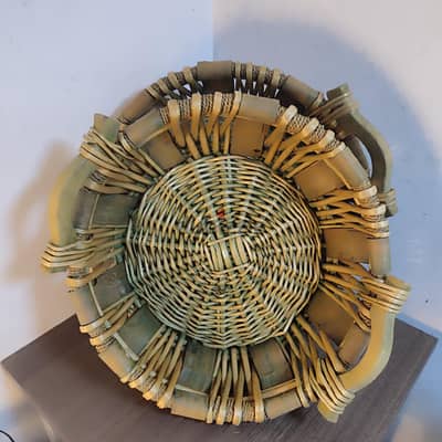 Woven Wicker Basket Set — 9 BD