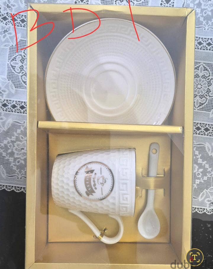 Coffee and tea cups and saucer 3