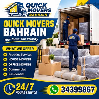 Bahrain House Movers and Packers Furniture Packing and Unpacking