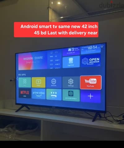 Andiod smart tv 42 inch each 45 last new condition both msg 3670 8372