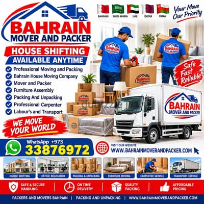 Bahrain Packer and Mover Furniture Villa, Office, Home, Apartment Move