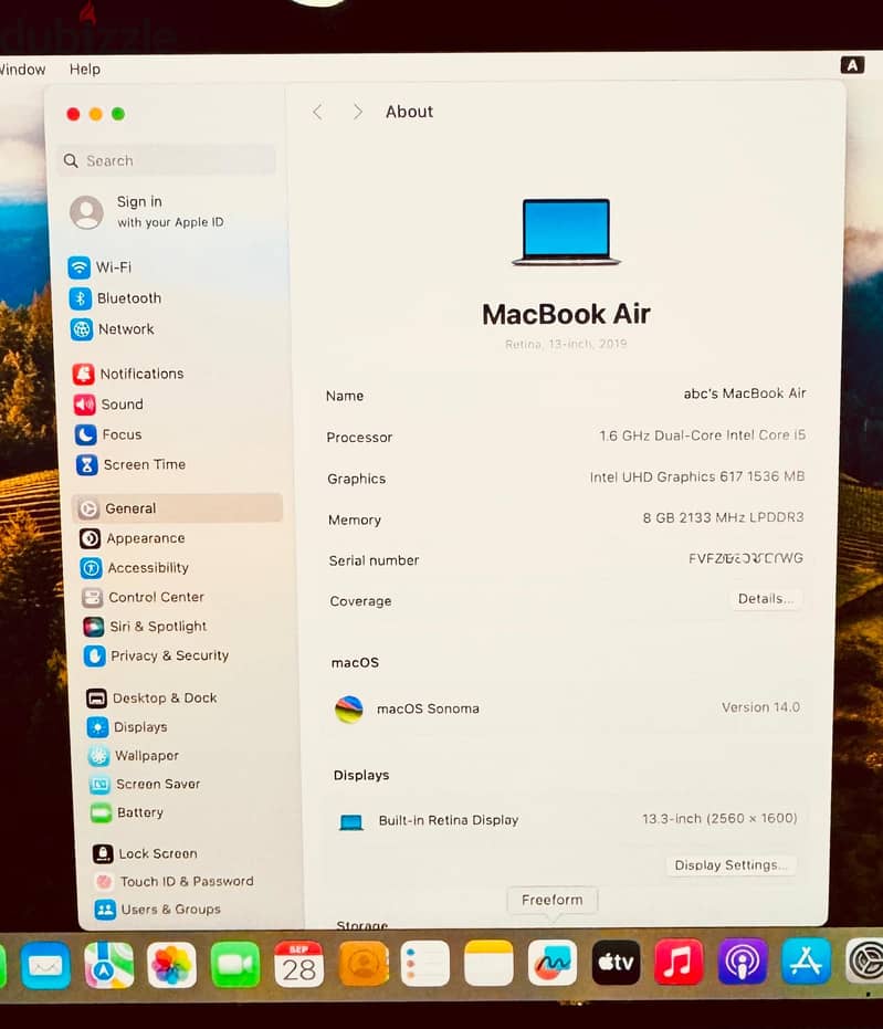 MacBook Air (2019) excellent condition 1