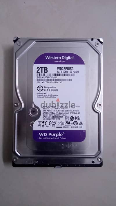 2TB Surveillance Hard Drive for Sale