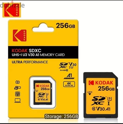 Kodak SD card 256 GB - original