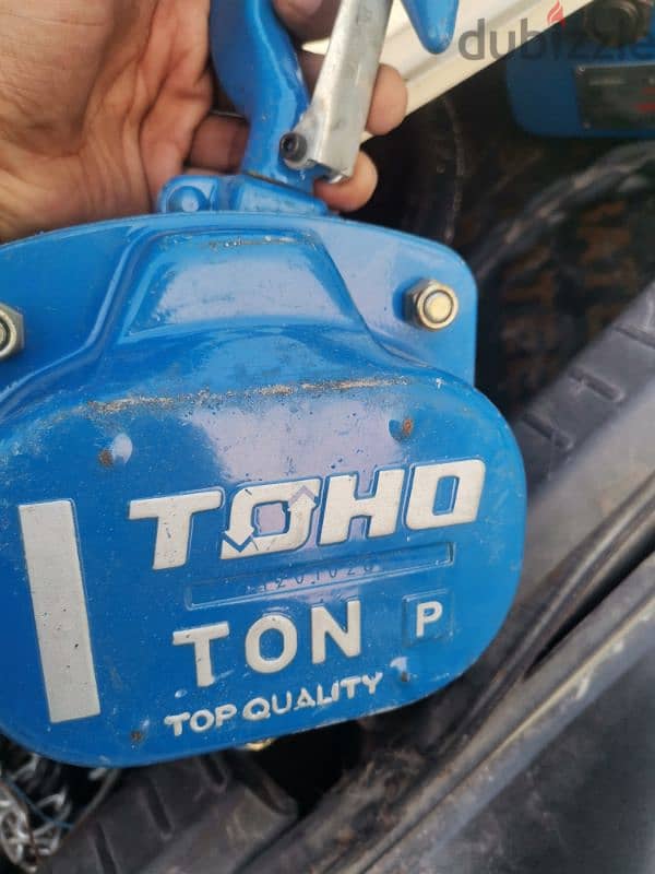 Toho Heavy Duty Chain Block 1ton Hand Hoist Pulley Chain Block 2t 1