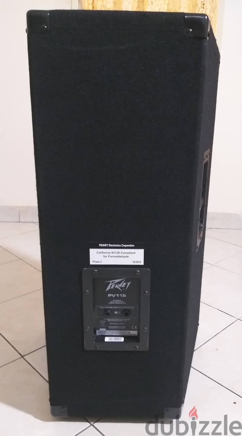 PEAVEY PV115 Passive Full Range Speaker ( 800 Watts ) 5