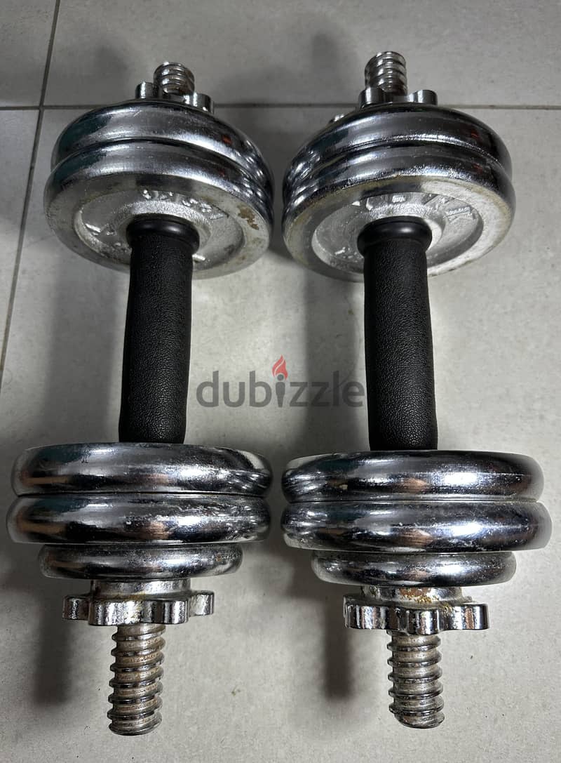 15KG DUMBBELL SET 2
