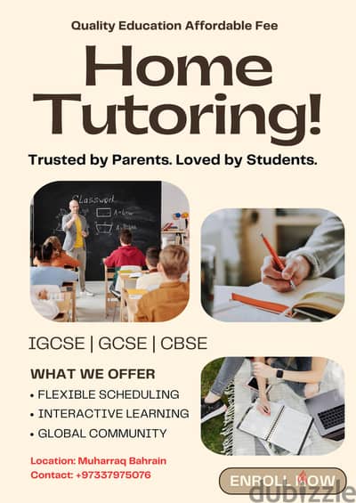 Home Teacher Available All Curricula