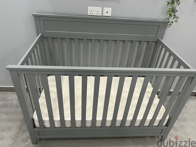 Junior Baby Cot for Sale with mattress 1