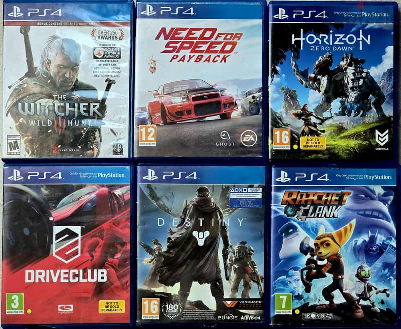 PS4 Games for Sale (Individual or Bundle) 1