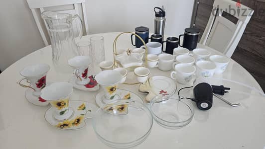 Kitchen items including Mini water dispenser
