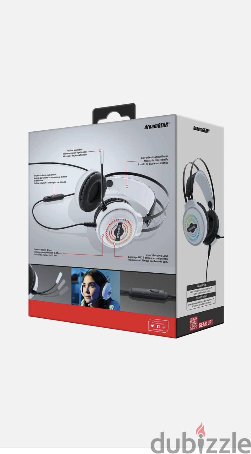 dreamGEAR GRX-500 Gaming LED RGB Headset 6