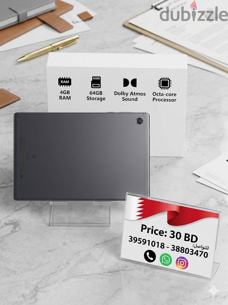 تابلت لينوفو 30 دينار- Lenovo Tab M10 HD TB-X306V 4Gb 64GB 6