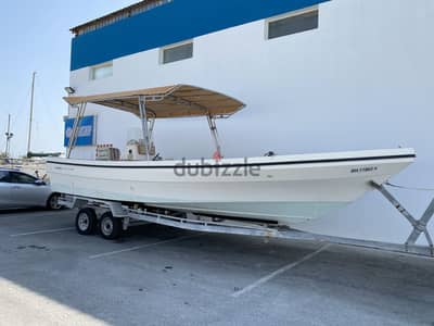 قارب طراد الظاعن ٢٧ قدم aldhaen 27 ft