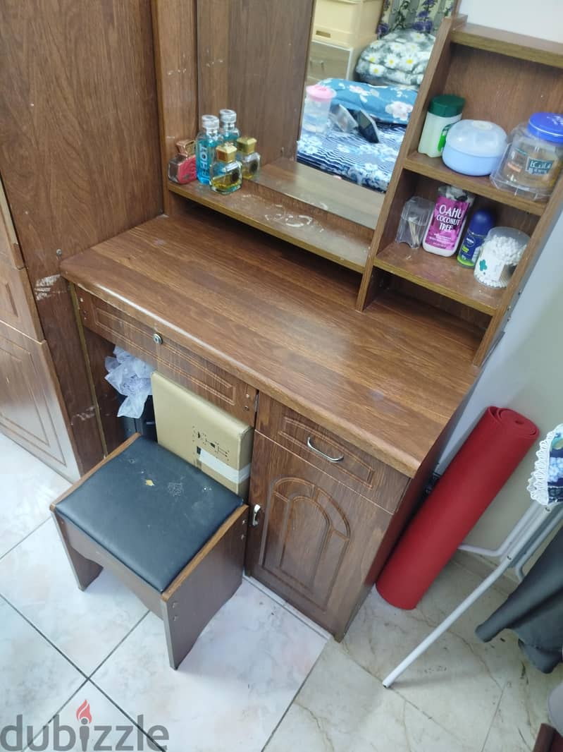 bed and dressing and cupboard for sale 4