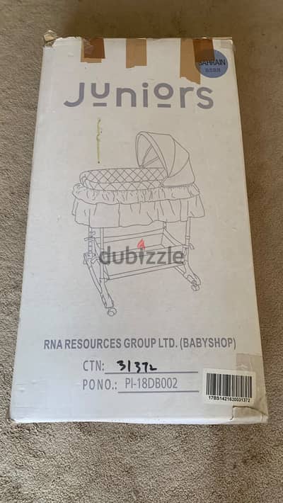 Kids Rocking Cradle [Pink, Metal] with wheels