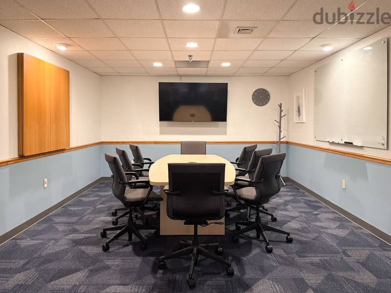 Smart Workspace Options at HQ Sanabis, Al Jazeera Tower 2