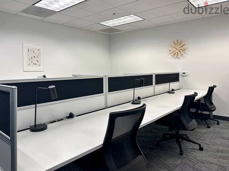 Smart Workspace Options at HQ Sanabis, Al Jazeera Tower 5