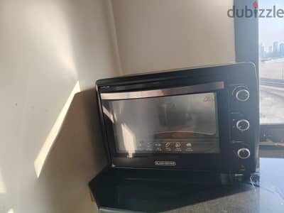 Black& Decherd 70 liters double glass toaster oven  black