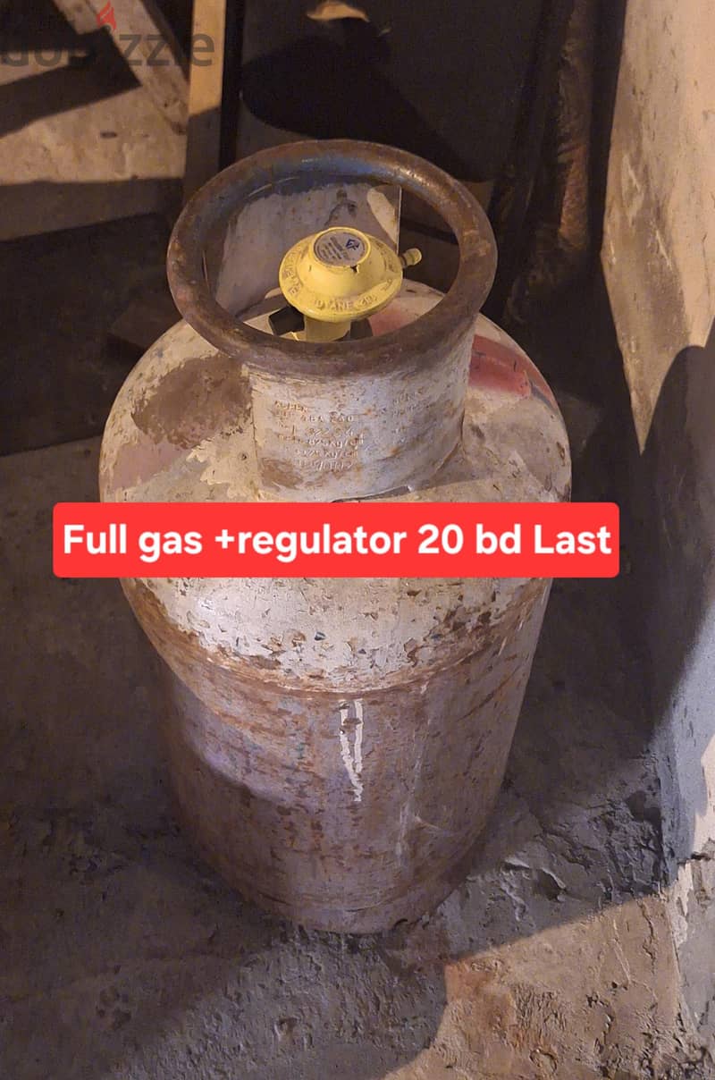 Bag gas full new regulator 27 andlus gas full reg 20 msg 3670 8372 w. a 1